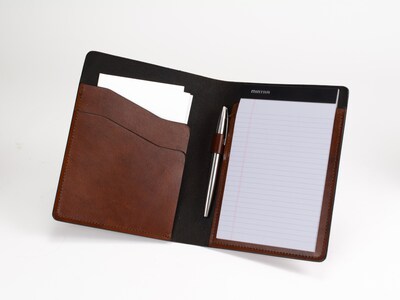 Leather Folio for 5 x 8 Top Bound Legal Pad - image5